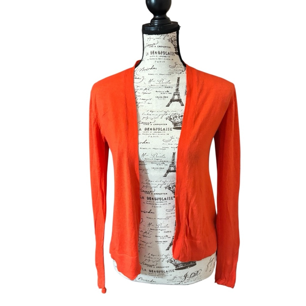 Old Navy Women's Bright Orange Cardigan